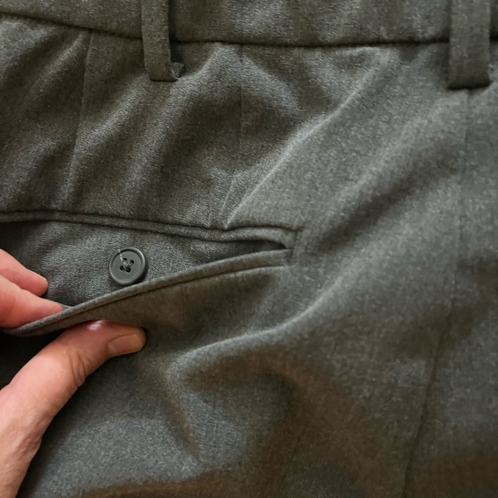 Uniqlo Men's Dark Gray Pants - Picture 8 of 12